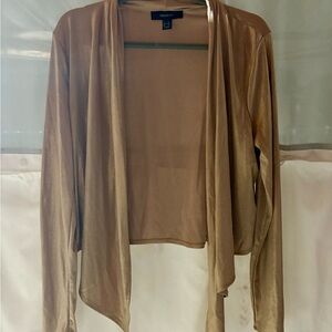 Forever 21 Metallic Gold Sweater